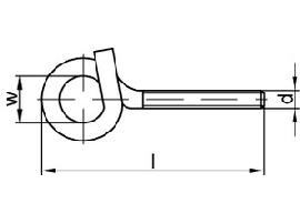ART 88145 Starke Deckenhaken Typ 18E Stahl M 12 x 180 gal Zn gal Zn S Produktbild