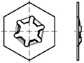 ART 88151 RUV-Scheibe A 2 M 16 x 27 x 0,7 A 2 S Produktbild