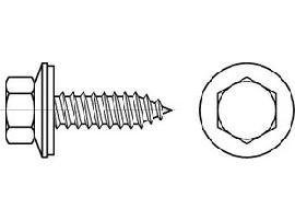 ART 88176 Fassadenschr. A 2 A 6,5 x 19 Neoprenscheibe 16 A 2 S Produktbild