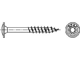 ART 88193 SPAX Tellerkopf A 2 8 x 160/80 -T40 A 2 S Produktbild