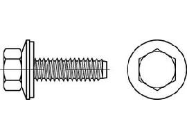 ART 88276 Fassadenschr. A 2 BZ 6,3 x 150 Neoprenscheibe 16 A 2 S Produktbild