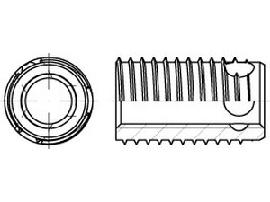 ART 88308 ENSAT Stahl gehärtet M 5 Zn8/Cn/T0, m. Bohrung, Typ 308 gal ZnDi S Produktbild
