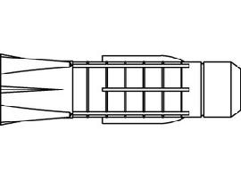 ART 88382 TOX - Dübel TRI 6 x 36 Kunststoff S Produktbild