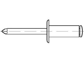 ART 88415 Blindniete A 4/A 4 FLAKO A 3 x 6 S Produktbild