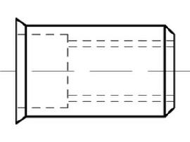 ART 88418 Blindniet-Mu. St. gal Zn kl. Seko M 5 / 0,25 - 3,0 S Produktbild