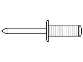 ART 88419 gerillte Blindn. Alu/St. verz. 4 x 16 S Produktbild