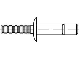 ART 88476 MEGA GRIP Blindniete St. verz. FLAKO 4,8 x 10,5 S Produktbild