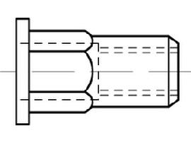 ART 88483 Blindniet-Mu. A 2 m. 6-kt Flako M 8 / 0,5 - 3,0 S Produktbild