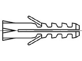 ART 88506 FISCHER-Dübel Kunststoff M 8-S S Produktbild
