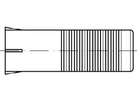 ART 88510 FISCHER-Dübel M 6 Kunstst./Ms Typ M S Produktbild