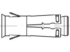 ART 88513 FISCHER-Hohldecken-Anker FHY M 6 St. verzinkt S Produktbild