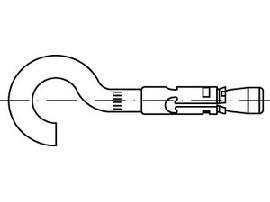 ART 88549 FISCHER-Nagelanker m. Haken St. verz. FNA II 6 x 25 H S Produktbild