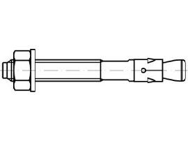 ART 88582 FISCHER-Bolzen gal Zn FBN II 6/ 5 S Produktbild
