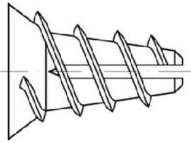 ART 88598 FISCHER-Gipskartondübel GK Kunstst.,m. je 1 Setzwerkzeug S Produktbild