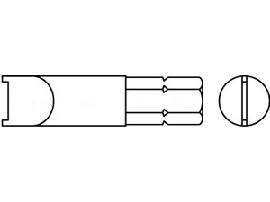 ART 88665 Bits f. Zweilochschr. Aufn.1/4 f. M 3 SP - 4 S Produktbild