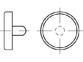 ART 88681 FISCHER-Abdeckkappen ADM 10 weiss f. Rahmendübel F-M S Produktbild