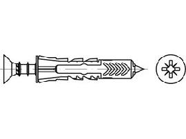 ART 88690 FISCHER-Dübel DUOPOWER 8 x 40 S LD S Produktbild