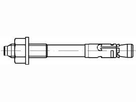 ART 88694 FISCHER-Bolzenanker St. gal Zn FBZ 12/30 S Produktbild