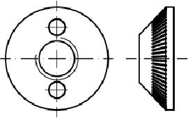 ART 88888 Kegelmutter CONU-S Stahl M 16 ZnNi8/An/T0 gal ZnNi S Produktbild