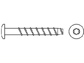 ART 88908 MULTI-MONTI MMSplus-P 6 x 50/ 5/15 T30 gal Zn S Produktbild
