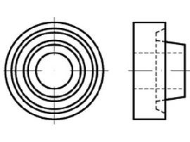 ART 88917 EPDM-Dichtungen für Stockschr. schwarz für M 10 und M 12 EPDM S Produktbild