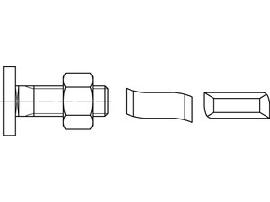 ART 88928 Halfenschr. Typ 28/15 4.6 M 12 x 30 gal Zn gal Zn S Produktbild