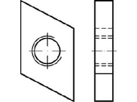 ART 88952 Hammerkopf Gewindeplatte Typ 38/17, M 10 , gal Zn gal Zn S Produktbild