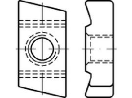 ART 88954 Hakenkopf Gewindeplatte Typ 40/22, M 12 , gal Zn gal Zn S Produktbild