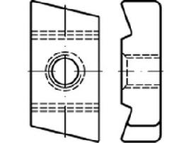ART 88955 Hakenkopf Gewindeplatte Typ 50/30, M 16 , gal Zn gal Zn S Produktbild