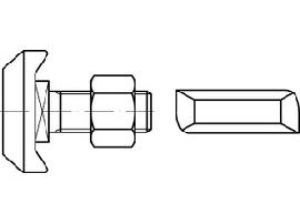 ART 88972 Halfenschr. 4.6 Typ 72/48 M 20 x 75 feuerverzinkt tZn S Produktbild
