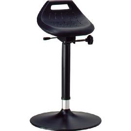 Bimos Stehhilfe 9454-2000Integralschaum schwarz Sitzhöhe 650-850 mm mit Tellerfuß Produktbild