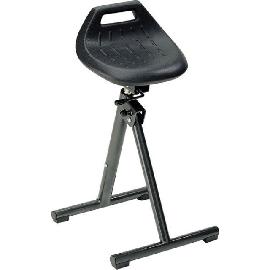 Bimos Stehhilfe 9452-2000Integralschaum schwarz Sitzhöhe 650-850 mm mit Gleiter Produktbild