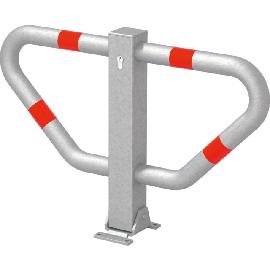 SK-Parkplatzbügel "STOPPY II", umlegbar mit Profilzylinder Produktbild