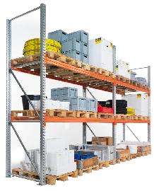 Palettenregal MULTIPAL B5655xT1100xH3300 mm leichte Ausführung Fachlast 1480kg Produktbild