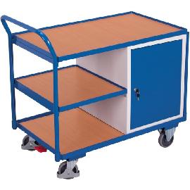 Tischwagen mit verschließbarem Stahlschrank Produktbild