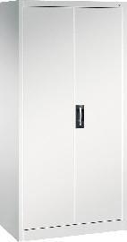 Flügeltürenschrank mit Inneneinrichtung und lackierten Böden RAL 7035 Produktbild
