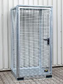 Gasflaschen-Container mit Tränenblechboden Produktbild