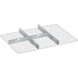 Trennwände (54x36), 2 Schlitzwände, 2 Trennbleche (Schubladen-Einteilungsmaterial), Lista Produktbild
