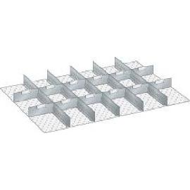 Trennwände (54x36), 5 Schlitzwände, 12 Trennbleche (Schubladen-Einteilungsmaterial), Lista Produktbild