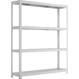 Weitspannregal-Komplettset META SPEED-RACK, mit Stahlpaneelen Produktbild