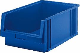 Kunststoff-Sichtlagerkasten, Serie PLK, blau Produktbild