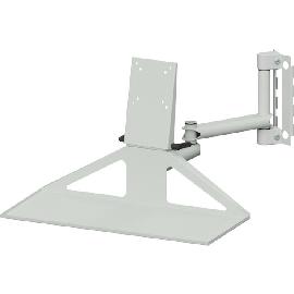 Gelenkarm Systemaufbau mit Monitorhalter RAL 7035 VESA-Aufnahme Produktbild