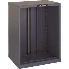 Schubladenschrank-Leergehäuse, 27x36 E, grau metallic Produktbild