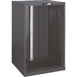 Schubladenschrank-Leergehäuse, 36x36 E, grau metallic Produktbild