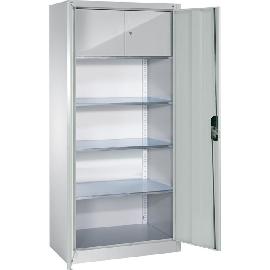 Flügeltürenschrank mit Inneneinrichtung und verzinkten Böden Produktbild