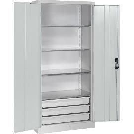 Großraum-Werkzeugschrank (RAL 7035/7035), 3 Schubladen unten Produktbild