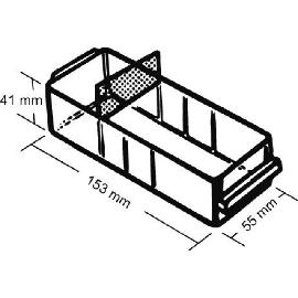 Trennwand für Schubladen (Schubladenmagazine), transparent Produktbild