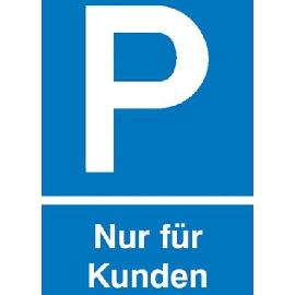 Parkplatz-Reservierungsschild im Hochformat Produktbild