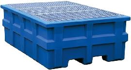 IBC-Station, aus Polyethylen mit Gitterrost Produktbild