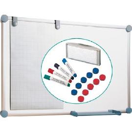 Whiteboard Komplett-Set H 900 x B 1200 mm Produktbild